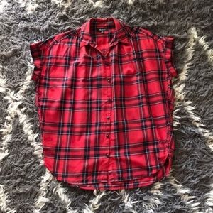 Madewell central shirt in dahl plaid